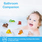 25Pcs Rubber Ducks,Toddler Bath Toys,No Hole Bathtub Toys,Baby Pool Toys For 18 Months And Older