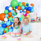 Wpensky Blue Green Orange Dinosaur Balloon Arch, 121 Pcs, Boys Birthday, Baby Shower Decorations