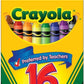 Crayola Classic Color Pack Crayons 16 ea (Pack of 2)