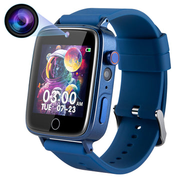 Kids Watch Boys Toys With 26 Games, Zuodun Touch Screen Camera Smart Watch For Kids Age 4-12, Pedometer, Flashlight, Alarm Clock