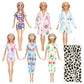 Sotogo 11 Pieces Doll Clothes And Accessories For 11.5 Inch Girl Doll Good Sleeping Playset Include 6 Sets Doll Pajamas And Bathrobes, 1 Piece Sleeping Bag And 4 Pieces Doll Eye Masks