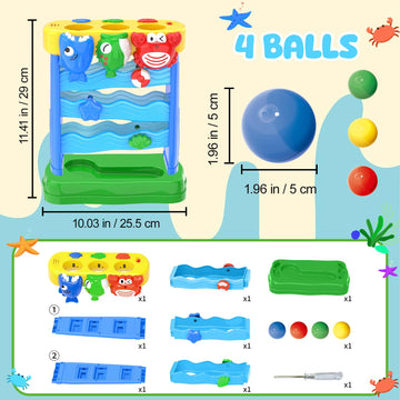 Aurotops Toddler Toys Interactive Musical Baby Toys, Light & Sound Montessori Toys For 1 2 3 Years Old, Learning Toys For Toddle