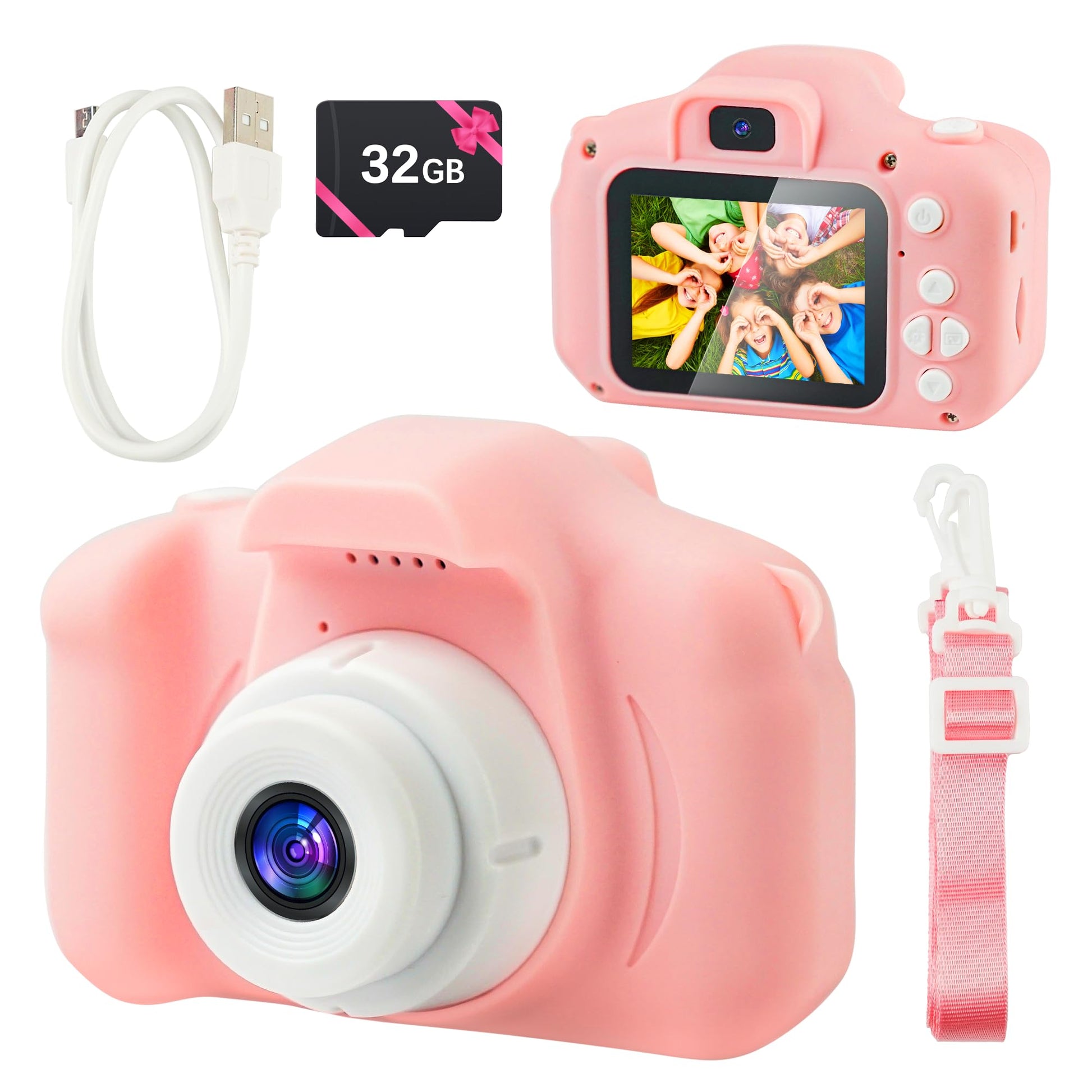 Kids Camera For Boys And Girls - Bellochiddo Toddler Camera For Kids Toy Gift, Children Camera Christmas Birthday Gifts For Age