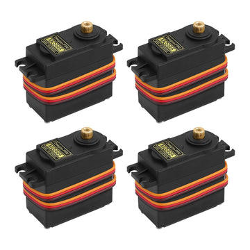4PCS Servo Motor MG995 Control Angle180 Metal Gear Servo 20KG Digital High Speed Torque Servo Motor for Smart Car Robot Boat RC