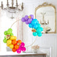 Rainbow Balloons, 50Pcs Multicolor Rainbow Balloons Arch In Blue Green Purple Yellow Orange Hot Pink Latex Balloons For Birthday