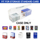 Meetikar Trading Card Storage Box Compatible with 200+ Toploaders 1000+ Magic Commander, Yugioh, TCG Cards, Toploader Storage Bo