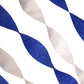Blue and White Crepe Paper Streamers (2 Rolls Each Color) MADE IN USA!