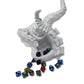 Munnygrubbers - Dragon Skull - (Random 7Pcs D20 Dice Set Included) - No Paint Odorless Plastic - Tabletop Roleplaying Game - Dice Roller - Dungeons And Dragons - Dnd - D&D - (White)