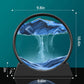 SECERTMU Dynamic Sand Pictures, Amazing Moving Sand Art, Glass 3D Deep Sea Sandscapes Art Decorate,Relaxing Relieve Depression f