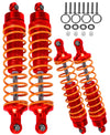 Arrcat Rc Shocks Upgrade Parts For 1/10 Senton 4X4 Granite Vorteks Bigrock Typhon 3S Rc Truck,4Pcs Full Aluminum Front Rear Big 