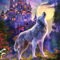 CASTORLAND 1000 Piece Jigsaw Puzzle  Wolf Castle  Fantasy Puzzle  Castle at Night  mature-themed Puzzle  Castorland C-104178-2