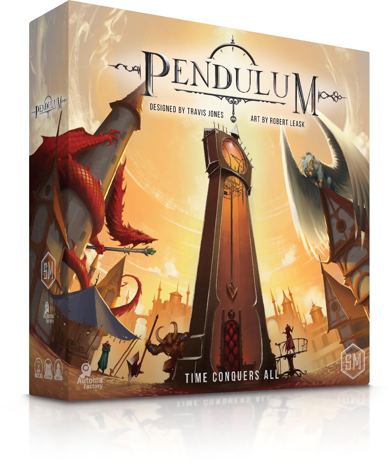 Stonemaier Games: Pendulum | A Worker Placement, Time-Optimization Strategy Board Game | Time is The Most Precious Resource as Y