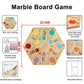 Medikaison Extra Large 23.6 Inches Wahoo Marble Board Game 4 And 6 Players 2 Sided Painted Thicken Wood Board Perfect Game For Family Friends Party