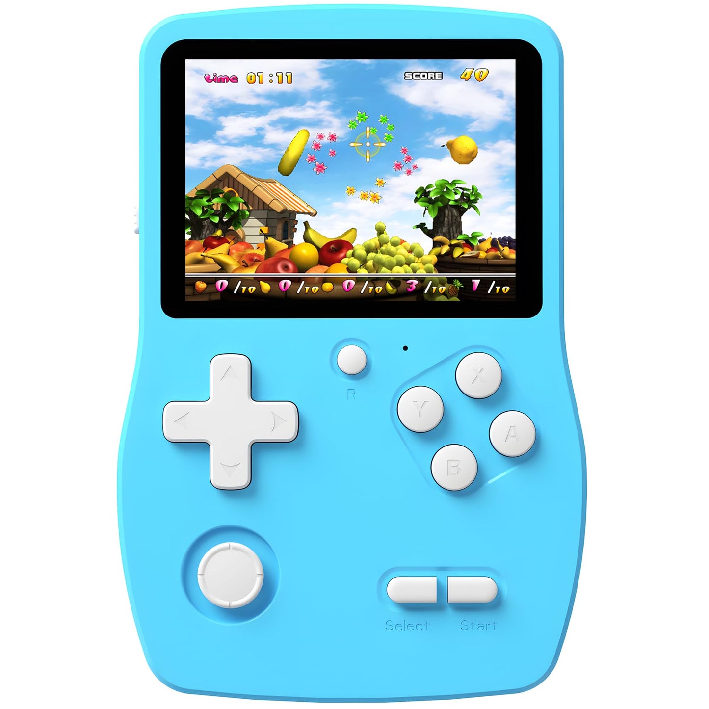 Great Boy 32 Bit Handheld Games Toys For Kids With 139 Video Games Boys Girls Children'S 3.0 Inches Ips Screen Rechargeable Gami