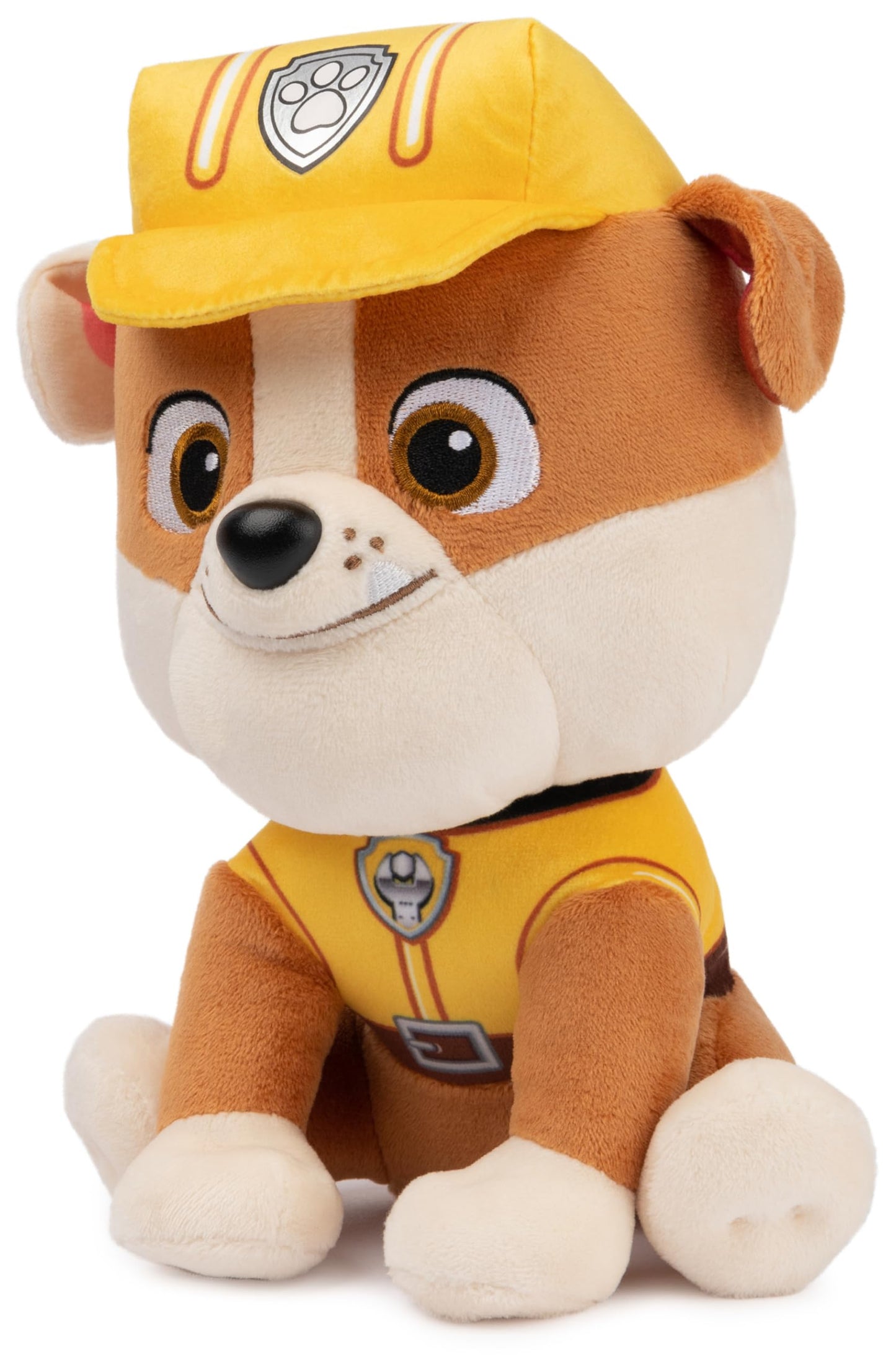GUND PAW Patrol Rubble Plush Toy in Construction Uniform, 9" - Ages 1+, Model 6056523