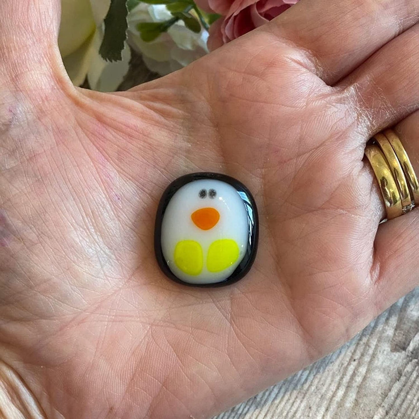 Fchmy A Little Pocket Penguin Hug, Mini Cute Animal Decoration Pocket Hug Penguin Stress Relief Toy, Special Encourage Birthday
