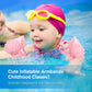 MoKo Swim Arm Bands for Kids - Inflatable Pool Floats Sleeves, Cute Cartoon Design, Scallop Color