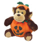 Plushland Halloween Plush Stuffed Animal Monkey In Pumpkin Costume- Soft Toy - Gifts For Kids - 9 Inches
