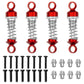 4Pack Vgoohobby 1/28 Shock Absorber Damper Suspension Shocks Upgrade Parts Compatible with WLtoys 1/28 284131 K979 K989 K999 RC 