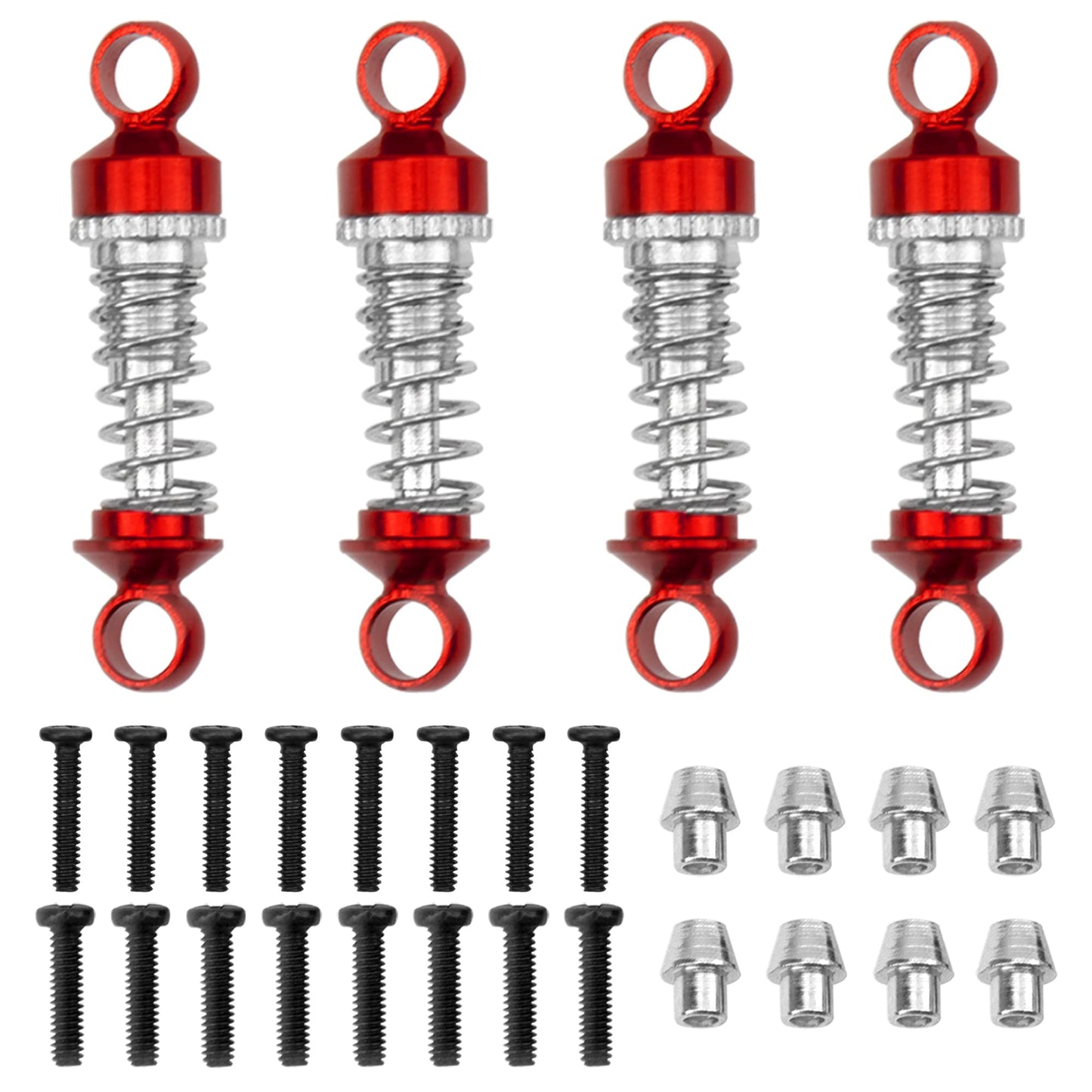 4Pack Vgoohobby 1/28 Shock Absorber Damper Suspension Shocks Upgrade Parts Compatible with WLtoys 1/28 284131 K979 K989 K999 RC 