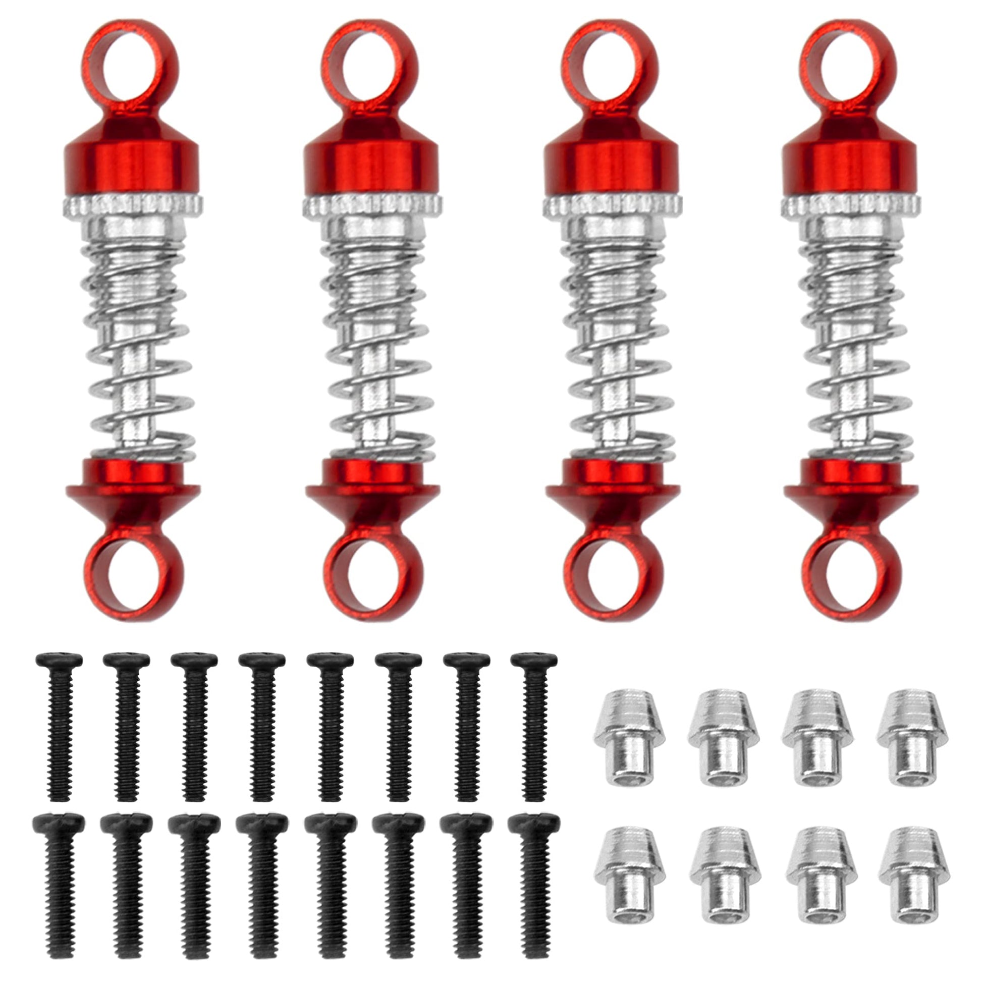 4Pack Vgoohobby 1/28 Shock Absorber Damper Suspension Shocks Upgrade Parts Compatible with WLtoys 1/28 284131 K979 K989 K999 RC 
