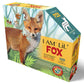 Madd Capp Puzzles Jr. - I Am Lil    Fox - 100 Pieces - Animal Shaped Jigsaw Puzzle