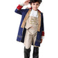 Colorful House George Washington Costume Kids Colonial Outfits Boys American Revolution Historic Navy Blue(7-9Y,Blue)