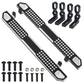 Vgoohobby Aluminum Side Pedal Step Foot-Plate Pedal Running Board Compatible With Traxxas Trx4 Defender Bronco 1/10 Rc Crawler C