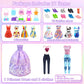 Doll Clothes And Accessories For 11.5 Inch Doll Dress Up Set With 1 Wedding Gown Dress 2 Fashion Dresses 4 Mini Dresses 2 Tops And Pants Outfits Swimsuits 10 Shoes 10 Bags Toys Gift For Girls
