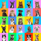 Jigsaw Puzzles For Adults 1000 Piece Puzzle For Adults 1000 Pieces Puzzle 1000 Pieces-Colourful Pets Collage