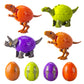 Nicerinc 4Pcs Dinosaur Robot, 2 In 1 Dinosaur Robot Toys,Toys Birthday Gifts For Girls Boys