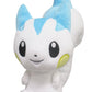 Sanei Pp103 Pokemonall Star Collection Pachirisu Plush, 7'', White, Blue