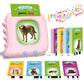 Pocket Speech Therapy Toys For 1 2 3 4 5 Years, Bilingual Spanish English 224 Sight Words Toddler Flash Cards Preschool Learning