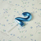 2.76 inch Blue 2 Birthday Candles,3D Number 2nd Cake Topper for Birthday Decorations No 21 22 23 24 25 26 27 28 29