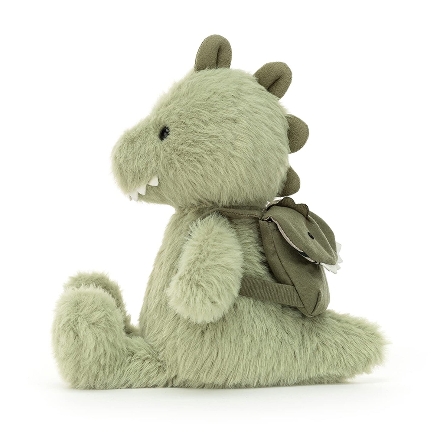 Jellycat Backpack Dino Stuffed Animal, 8.5 Inches | Dinosaur Plush Toy | Classic Children'S Gift