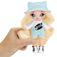 Na Na Na Surprise Mini Backpack Series 2 Khloe Kitty Fashion Doll, Fuzzy White Kitty Backpack, Gift for Kids, Ages 4 5 6 7 8+ Ye