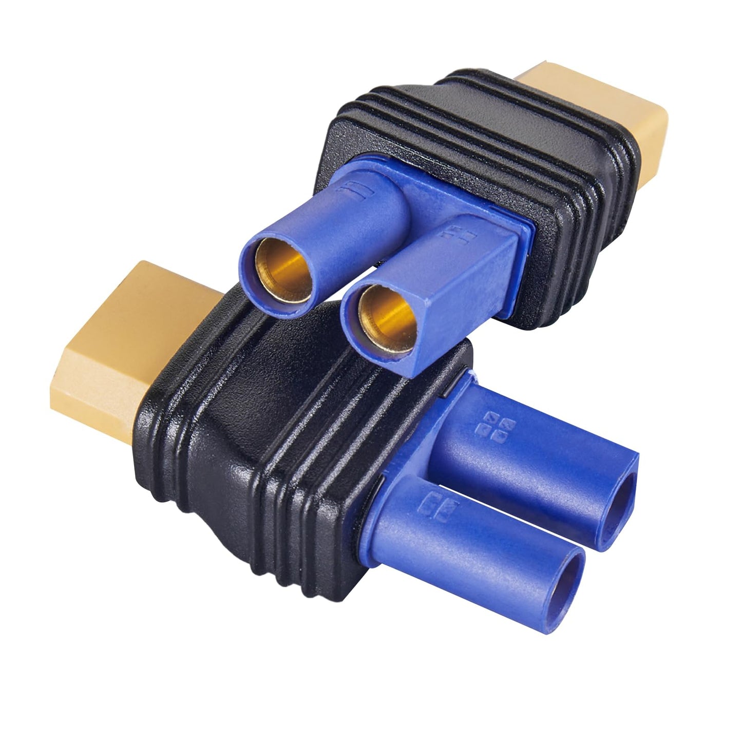 Laisomeke Xt60 Male To Ec5 Female Mould Type Adapter No Wire Connector Adapter For Lipo Battery (2Pack)
