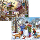 Bits And Pieces – Value Set Of Two Large 500 Piece Jigsaw Puzzles For Adults – Jigsaw Puzzle Set By Artist Liz Goodrick Dillon, Completed Puzzle Size: 18' X 24'