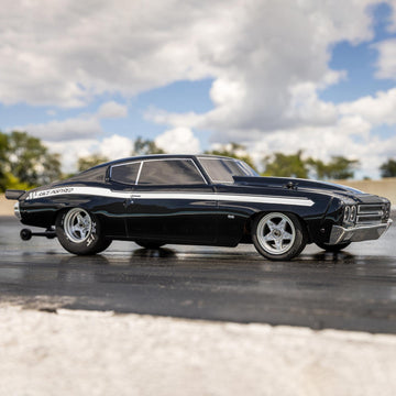 Losi RC Car 1/16 1970 Chevelle 2 Wheel Drive Mini No Prep Drag Car RTR Includes Everything Needed no Other purchases Required Bl