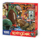 Springbok'S 1000 Piece Jigsaw Puzzle Vintage Football - Made In Usa