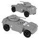 TimMee RECON PATROL Armored Cars - Gray Plastic Army Men Scout Vehicles