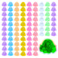 libfrnt 120 Pcs Luminous Mini Resin Octopus Figurines Tiny Octopus Glow in The Dark Cute Octopus Miniature Ornament Charms for A