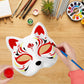 Awleynz 15Pcs Therian Mask with Strap, White Cat Masks to Paint, Blank Masks to Decorate, Paper Masks for Crafts Halloween Masqu