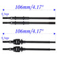 Vgoohobby RC Front & Rear Steel Drive Shaft CVD Axle Compatible with Axial SCX10 II 90046 90047 1/10 RC Car