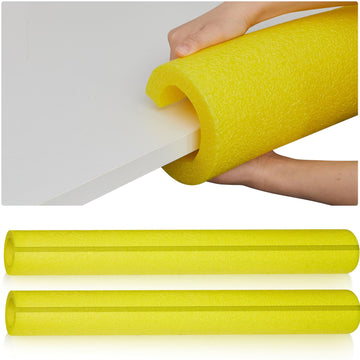Hanaive 2 Pcs 40 Inch x 4. 1 Inch Jumbo Pool Noodles Bulk Large Swimming Foam Noodles for Floating Craft Projects Pre Slit Clamp