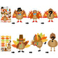 Make-A-Turkey Stickers Thanksgiving Crafts For Kids Make Your Own Turkey Craft Sets For Thanksgiving Party Favors Game Activities Supplies 20Pcs