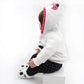 18'' Babyfere Reborn Baby Doll Clothes For 17-19 Inch Reborn Newborn Dolls Baby Girl Clothes Accessories Cute Panda 4 Piece Set