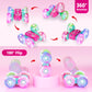 Amicool Remote Control Car for Girls 3-12 with Flashing Light, Toys 4 5 6 7 8 9 Years Old Girl Birthday Gifts Idea, RC Cars Stun
