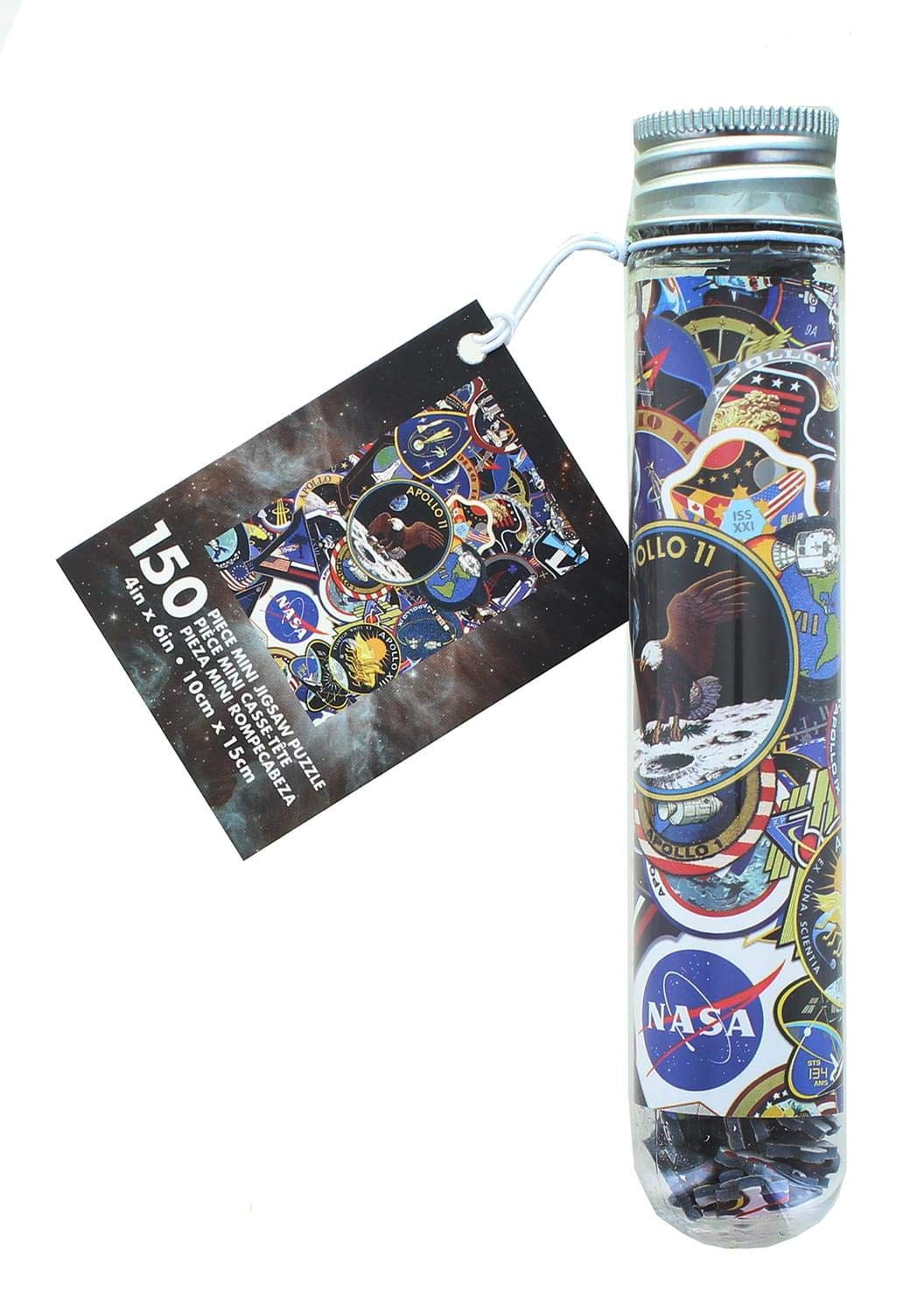 Nasa Mission Logoso 150 Piece Mini Jigsaw Puzzle In Tube
