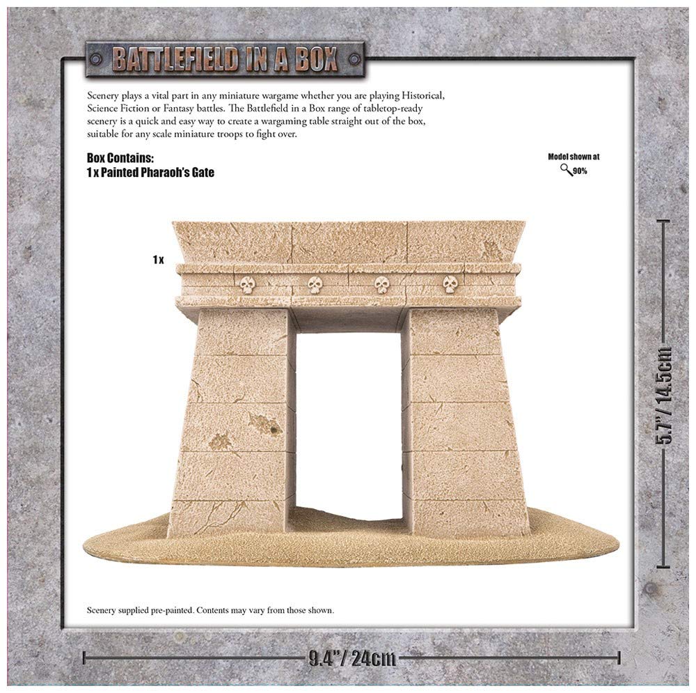 Battlefield In A Box - Forgotten City Pharaoh'S Gate (Bb903)